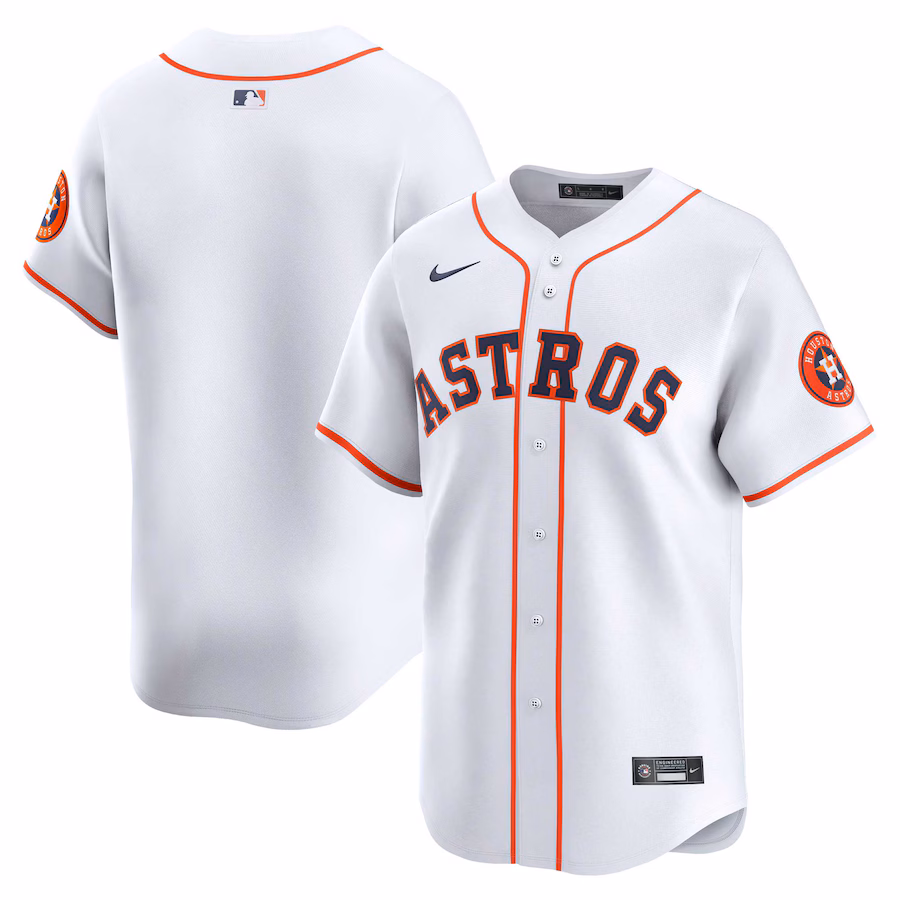 Men's Houston Astros Nike White Home Limited Player Jersey - Ujersey Shop