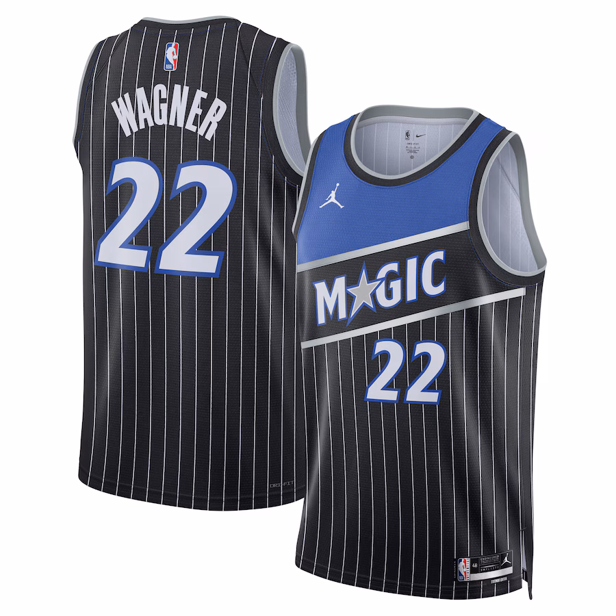 Unisex Orlando Magic Franz Wagner Jordan Brand Black Swingman Jersey - Statement Edition - Ujersey Shop