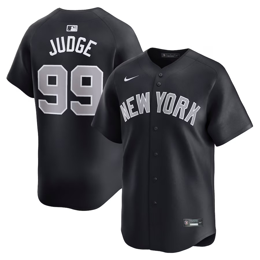 Men's New York Yankees Aaron Judge Nike Navy Alternate Limited Player Jersey - Ujersey Shop