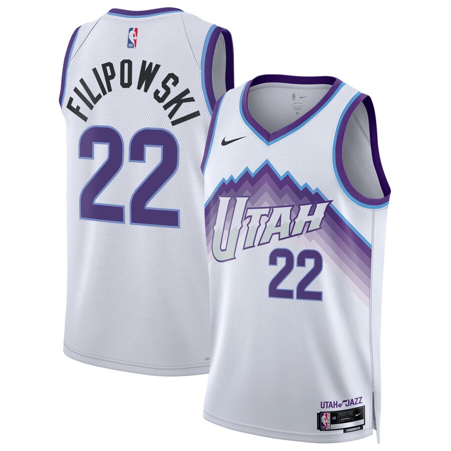 Unisex Utah Jazz Kyle Filipowski Nike White Swingman Jersey - Association Edition - Ujersey Shop