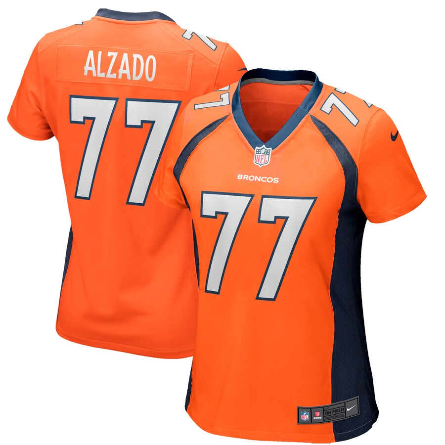 Women's Denver Broncos Lyle Alzado Nike Orange Game Retired Player Jersey - Ujersey Shop