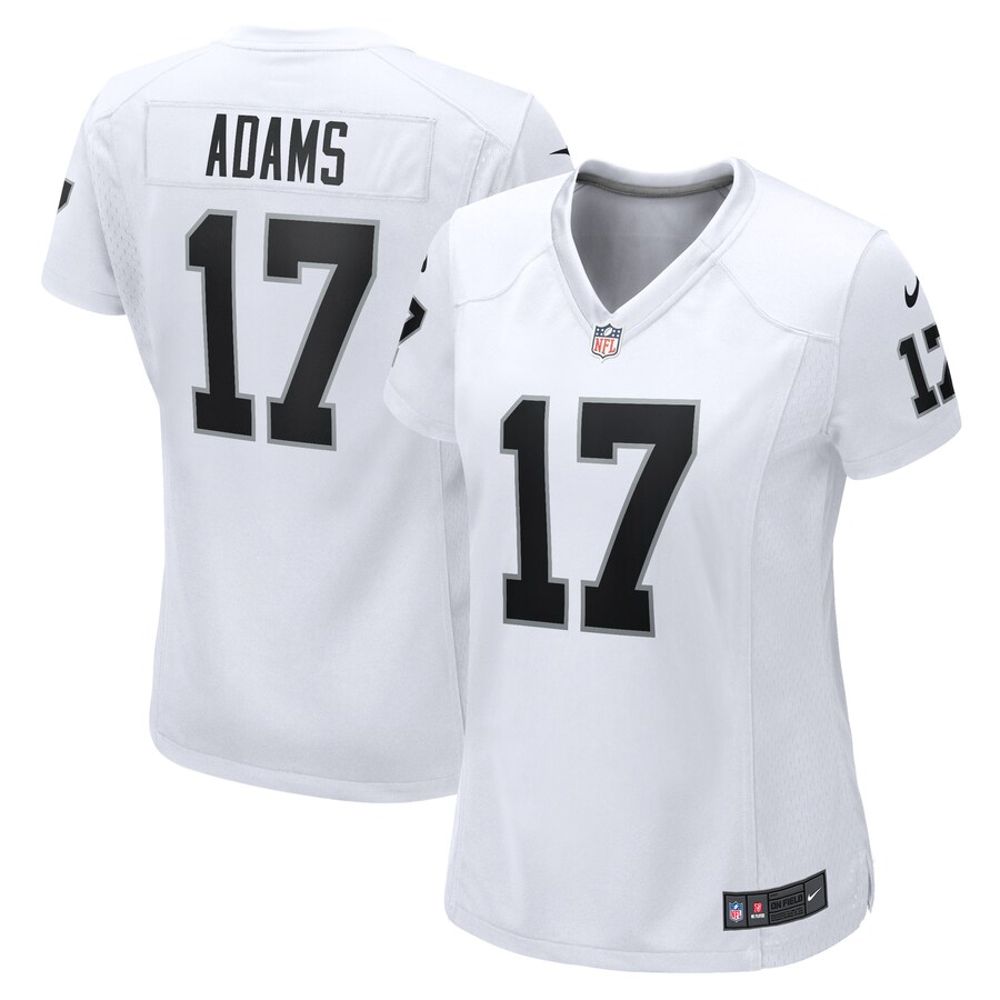 Women's Las Vegas Raiders Davante Adams Nike White Player Jersey - Ujersey Shop