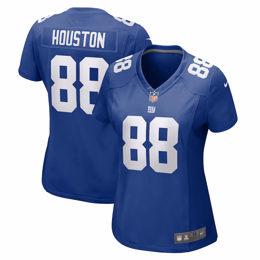 Women's New York Giants Dennis Houston Nike  Royal  Game Jersey - Ujersey Shop