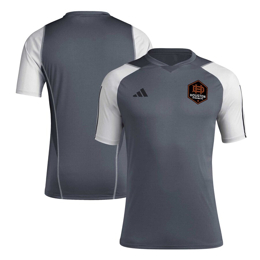 Men's Houston Dynamo FC adidas Gray 2024 AEROREADY Training Jersey - Ujersey Shop
