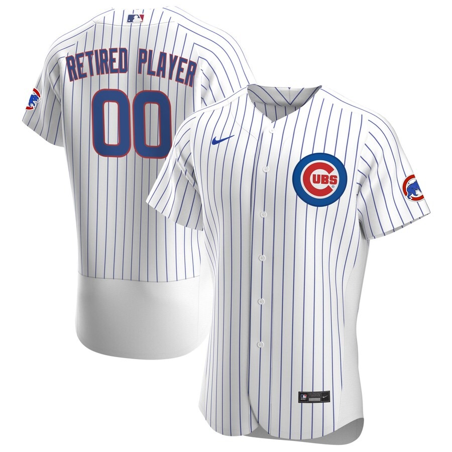 Men's Chicago Cubs Nike White Home Pick-A-Player Retired Roster Authentic Jersey - Ujersey Shop