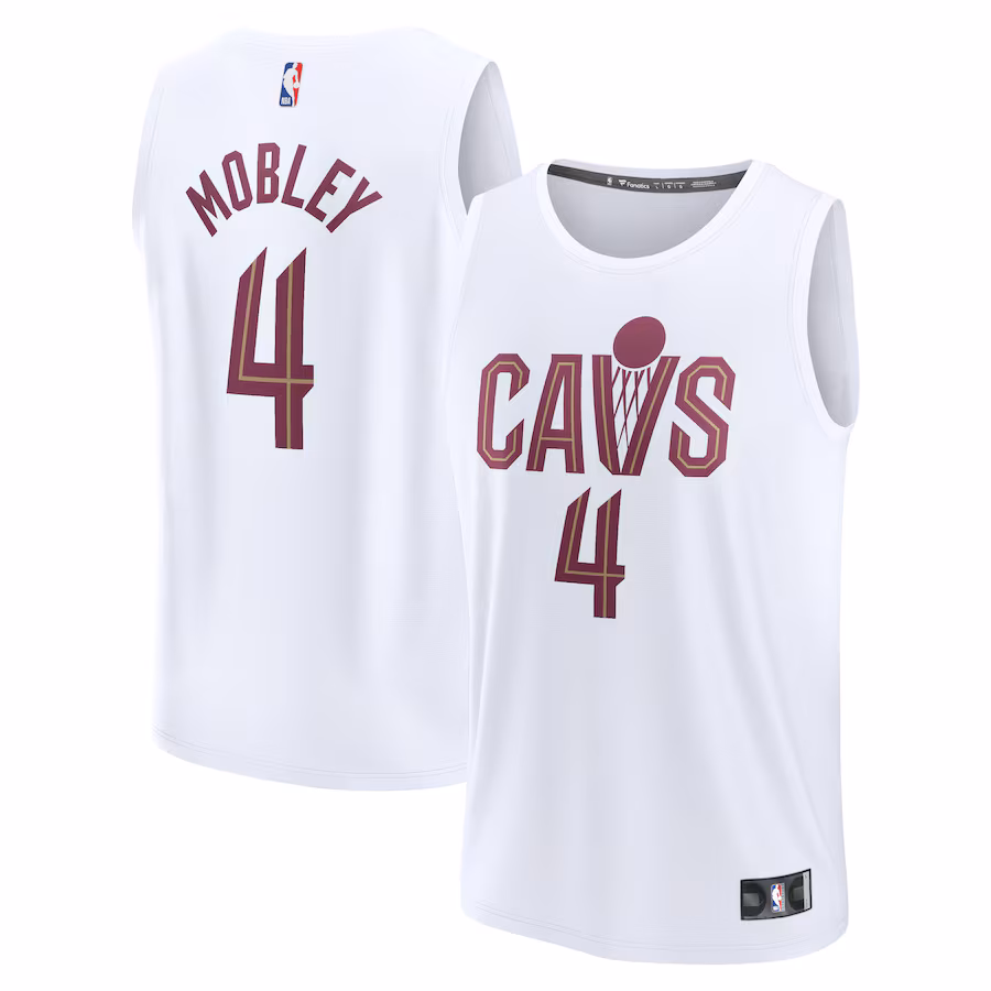 Men's Cleveland Cavaliers Evan Mobley Fanatics White Fast Break Replica Jersey - Association Edition - Ujersey Shop
