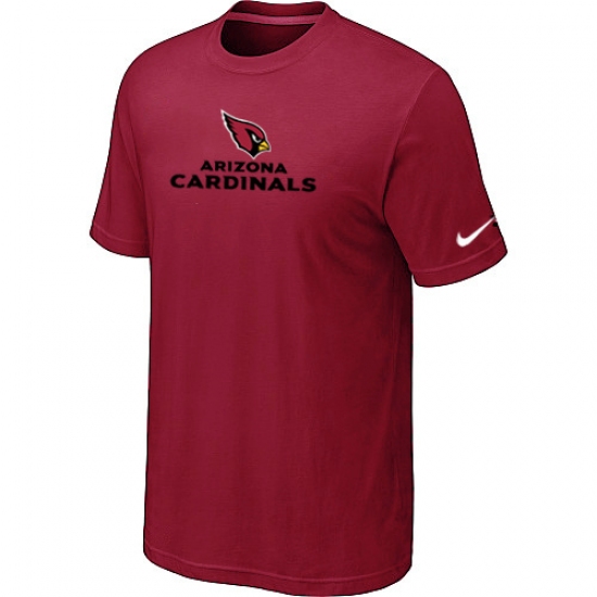 Nike Arizona Cardinals Authentic Logo NFL T-Shirt Red - Ujersey Shop