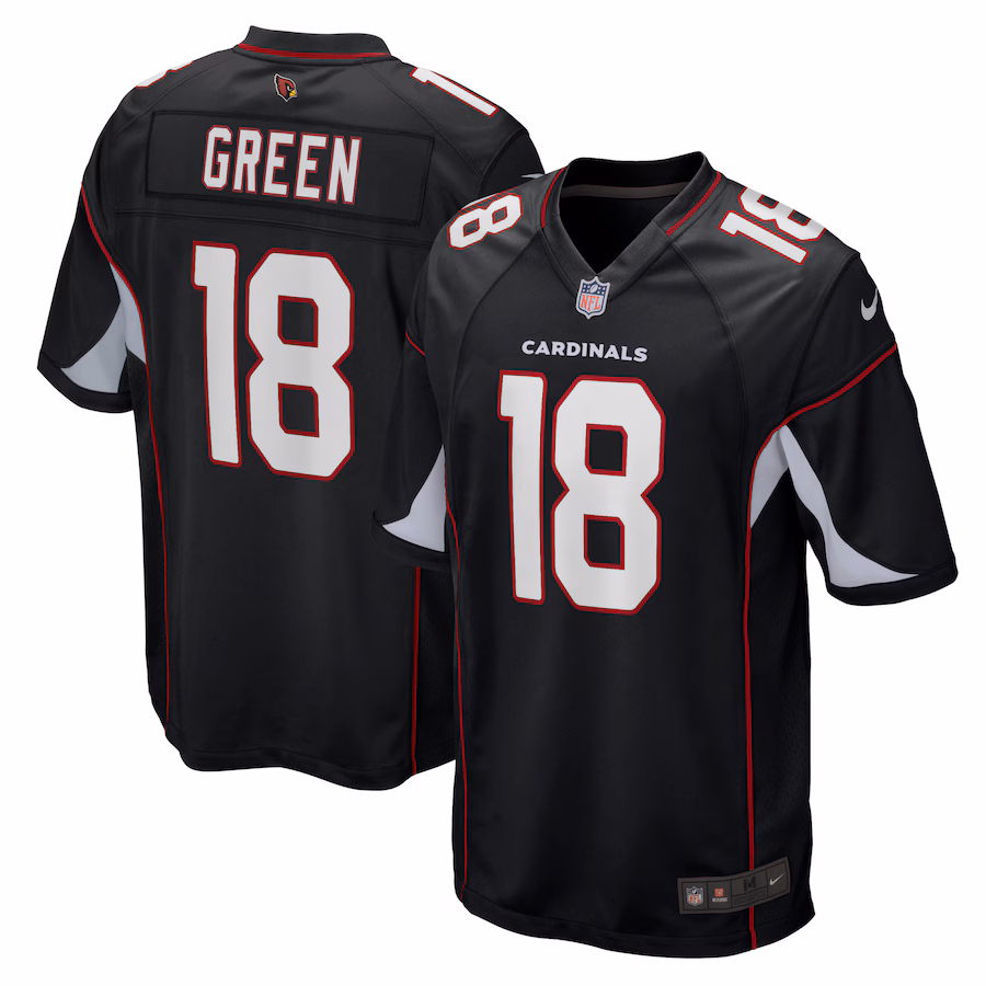 Men's Arizona Cardinals A.J. Green Nike Black Game Jersey - Ujersey Shop