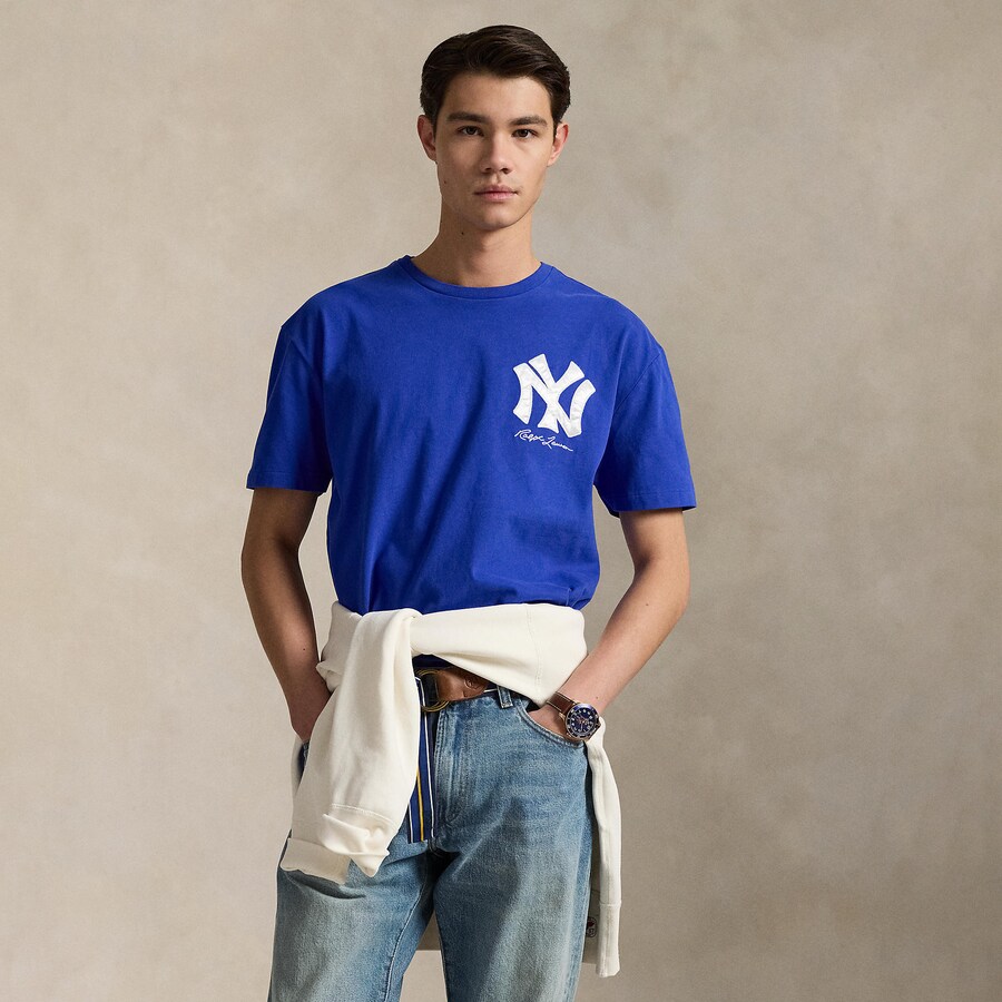 Yankees Polo Ralph Lauren Royal Jersey T-Shirt - Ujersey Shop