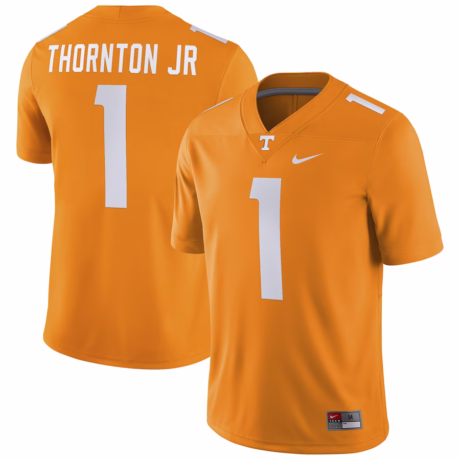 Dont'e Thornton Jr. Tennessee Volunteers Nike Player Game Jersey - Tennessee Orange - Ujersey Shop