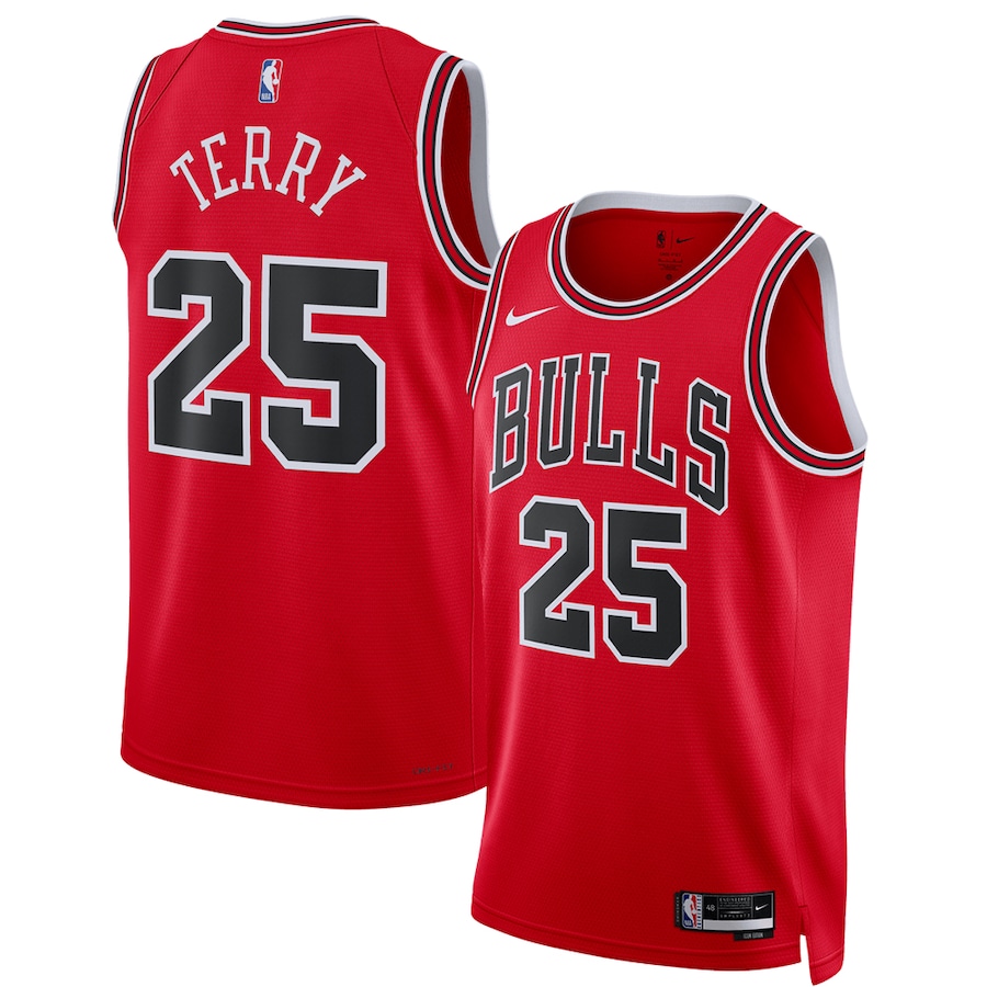 Unisex Chicago Bulls Dalen Terry Nike Red 2022 NBA Draft First Round Pick Swingman Jersey - Icon Edition - Ujersey Shop