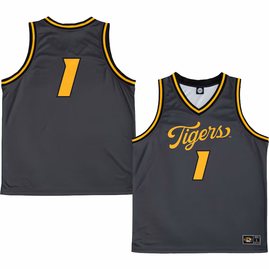 Unisex Anthracite Missouri Tigers Alternate Script Jersey - Ujersey Shop