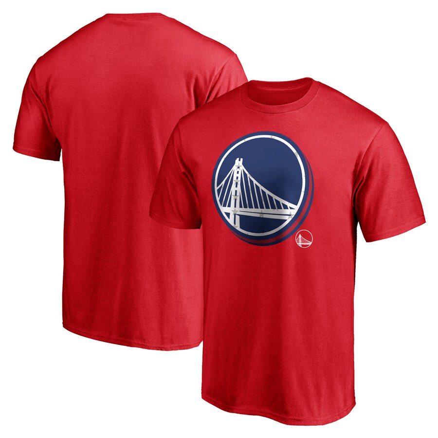 Men's Golden State Warriors Red Red White & Team T-Shirt - Ujersey Shop