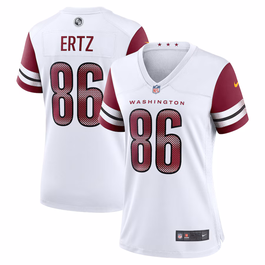 Women's Washington Commanders Zach Ertz Nike White Game Jersey - Ujersey Shop