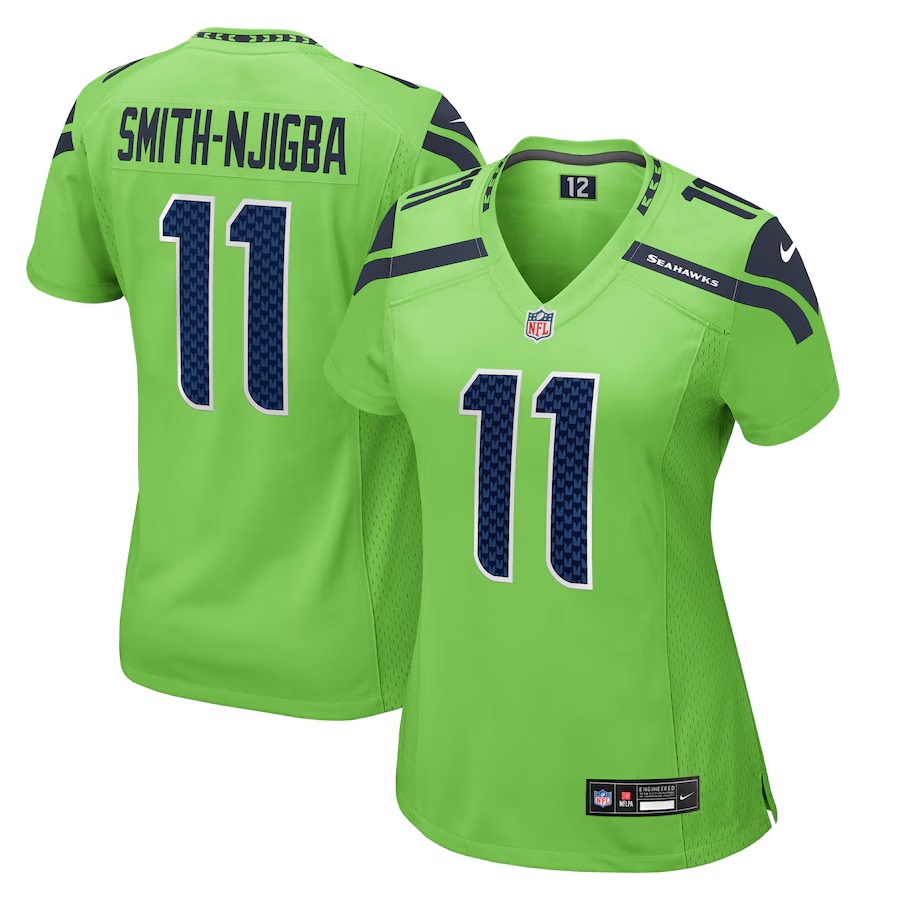Women's Seattle Seahawks Jaxon Smith-Njigba Nike Neon Green  Game Jersey - Ujersey Shop