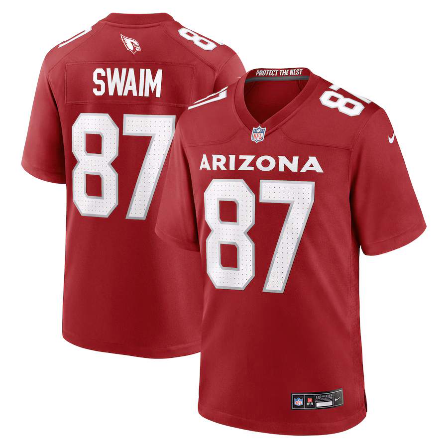 Men's Arizona Cardinals Geoff Swaim Nike  Cardinal Team Game Jersey - Ujersey Shop