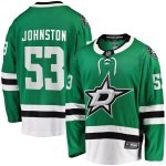 Men's Dallas Stars Wyatt Johnston Fanatics Branded Kelly Green Home Breakaway Player Jersey - Ujersey Shop