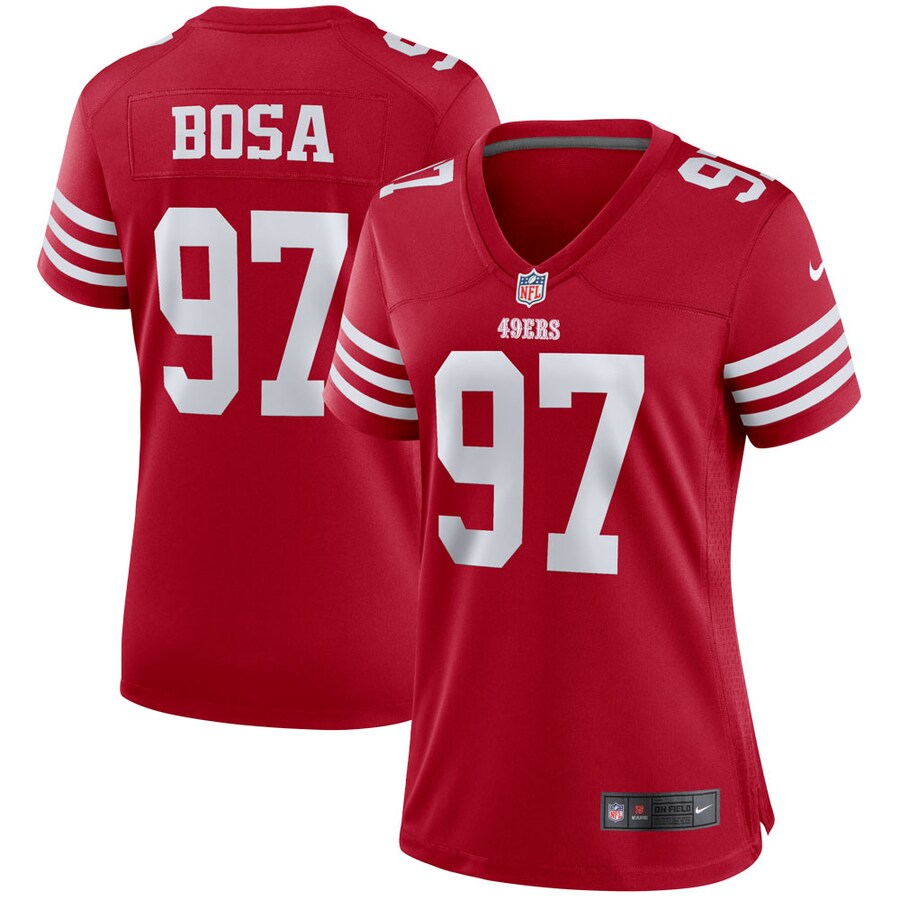 Women's San Francisco 49ers Nick Bosa Nike Scarlet Player Jersey - Ujersey Shop