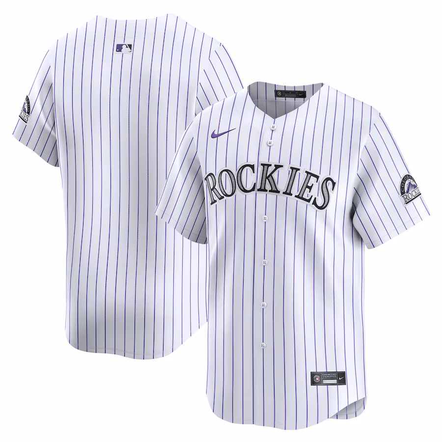 Men's Colorado Rockies Brenton Doyle Nike White Home Limited Player Jersey - Ujersey Shop