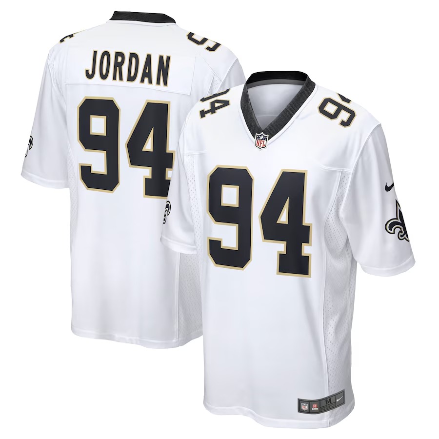 Men's New Orleans Saints Cameron Jordan Nike White  Game Jersey - Ujersey Shop