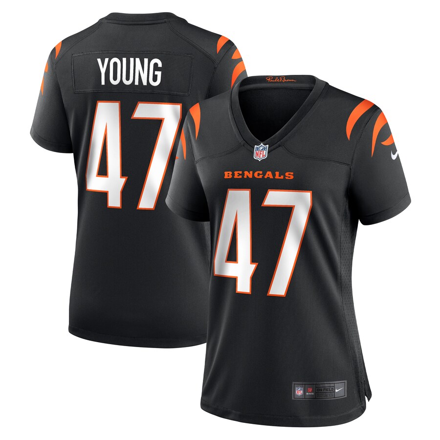 Women's Cincinnati Bengals Craig Young Nike Black Team Game Jersey - Ujersey Shop
