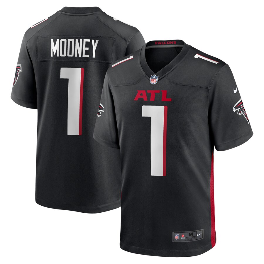Men's Atlanta Falcons Darnell Mooney Nike Black Team Game Jersey - Ujersey Shop