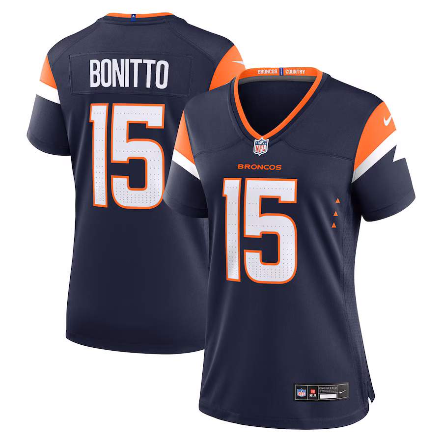 Women's Denver Broncos Nik Bonitto Nike Navy Alternate Game Jersey - Ujersey Shop