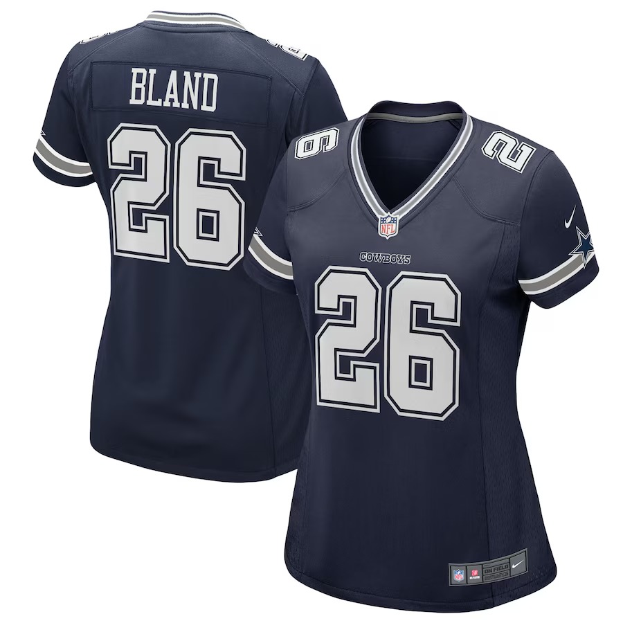 Women's Dallas Cowboys DaRon Bland Nike Navy Game Jersey - Ujersey Shop