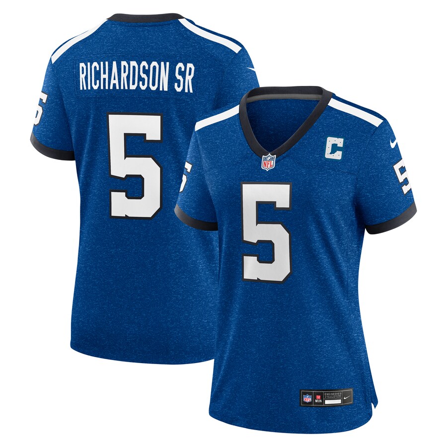 Women's Indianapolis Colts Anthony Richardson Sr. Nike Royal Alternate Indiana Nights Game Jersey - Ujersey Shop
