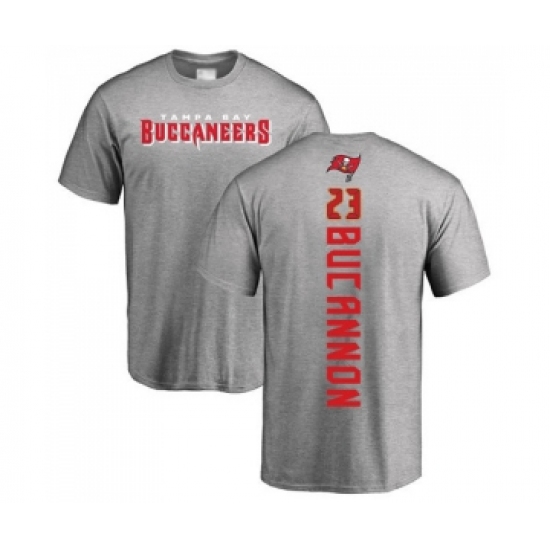 Football Tampa Bay Buccaneers #23 Deone Bucannon Ash Backer T-Shirt - Ujersey Shop