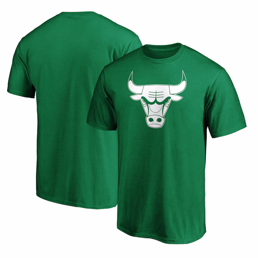 Men's Chicago Bulls Green St. Patrick's Day T-Shirt - Ujersey Shop