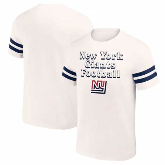 Men's New York Giants Cream X Darius Rucker Collection Vintage T Shirt - Ujersey Shop