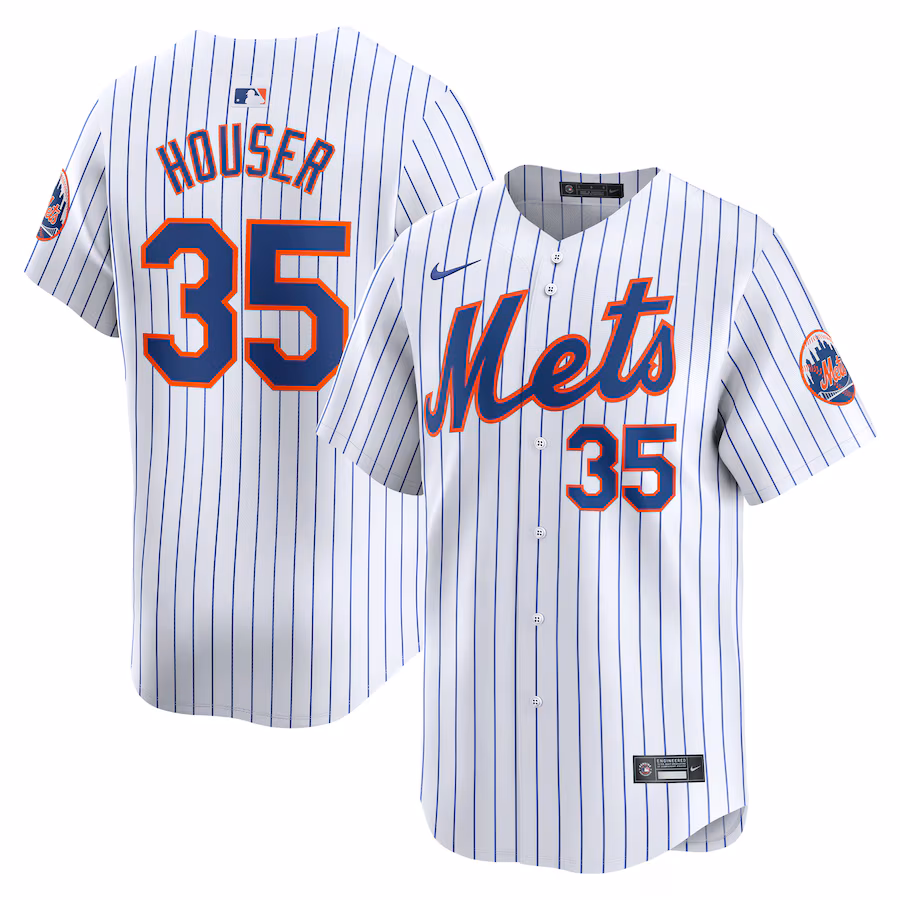 Men's New York Mets Adrian Houser Nike White Home Limited Player Jersey - Ujersey Shop