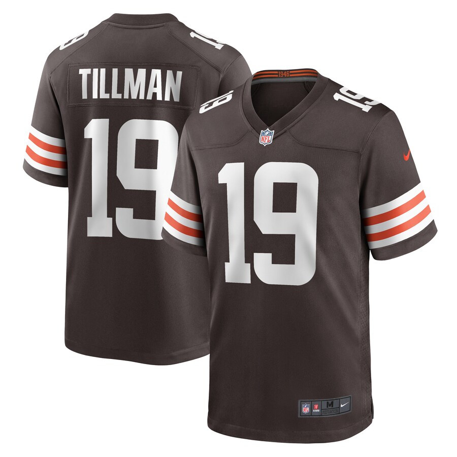 Men's Cleveland Browns Cedric Tillman Nike Brown Game Jersey - Ujersey Shop