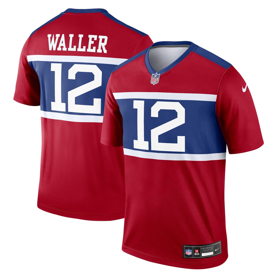 Men's New York Giants Darren Waller Nike Red Legend Player Performance Top - Ujersey Shop