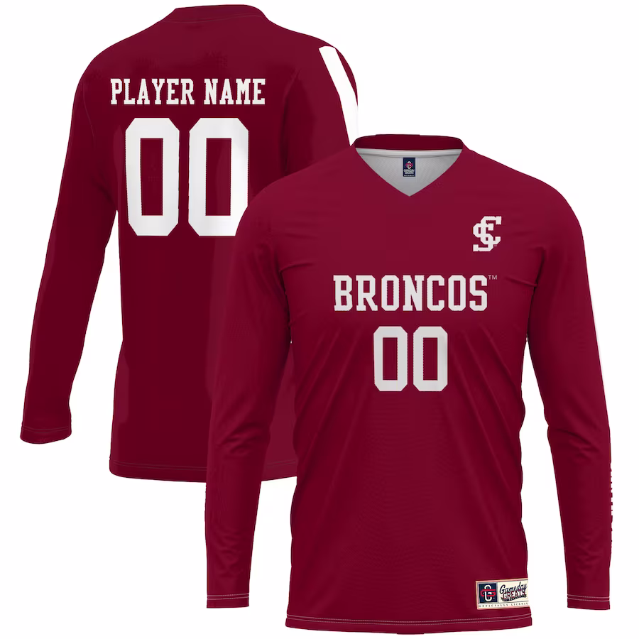 Santa Clara Broncos GameDay Greats Youth NIL Pick-A-Player Lightweight Women's Volleyball Jersey - Maroon - Ujersey Shop