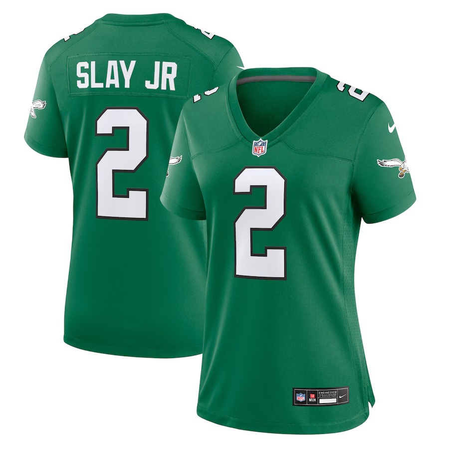 Women's Philadelphia Eagles Darius Slay Nike Kelly Green Player Jersey - Ujersey Shop