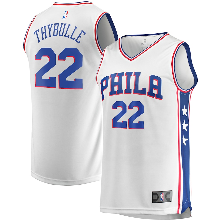 Men's Philadelphia 76ers Matisse Thybulle Fanatics White Fast Break Replica Jersey - Association Edition - Ujersey Shop