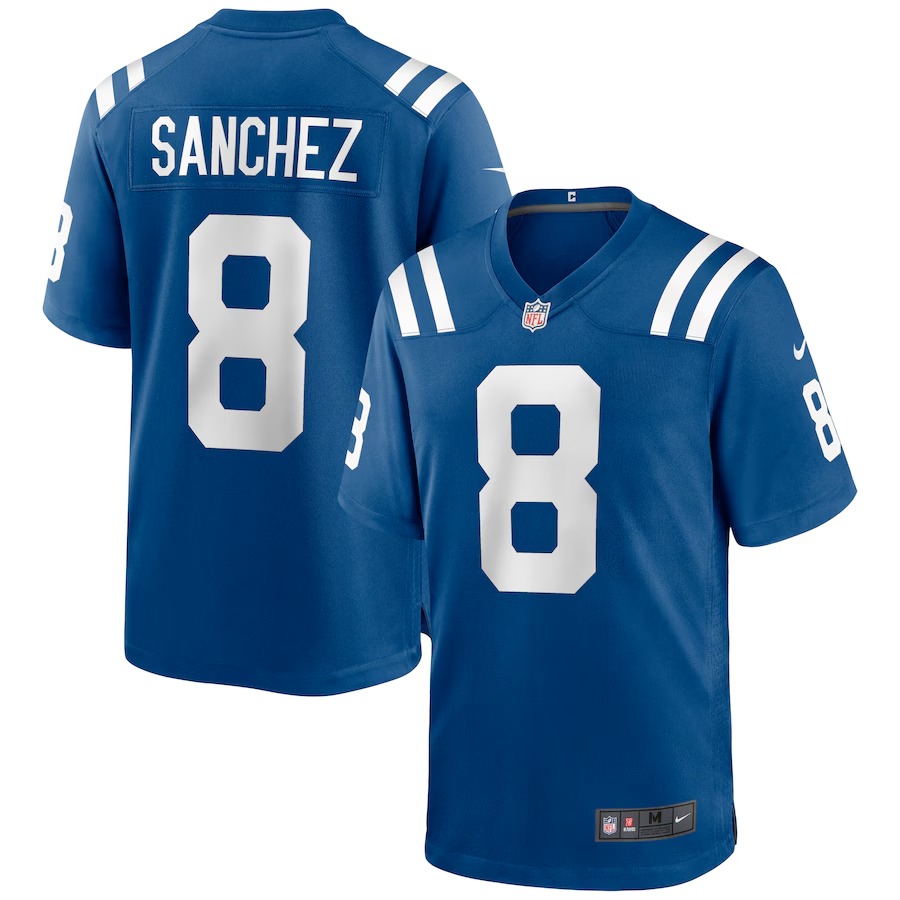 Men's Indianapolis Colts Rigoberto Sanchez Nike Royal Game Jersey - Ujersey Shop