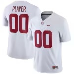 Alabama Crimson Tide Nike Pick-A-Player NIL Replica Football Jersey - White - Ujersey Shop