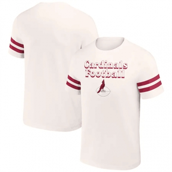 Men's Arizona Cardinals Cream X Darius Rucker Collection Vintage T Shirt - Ujersey Shop