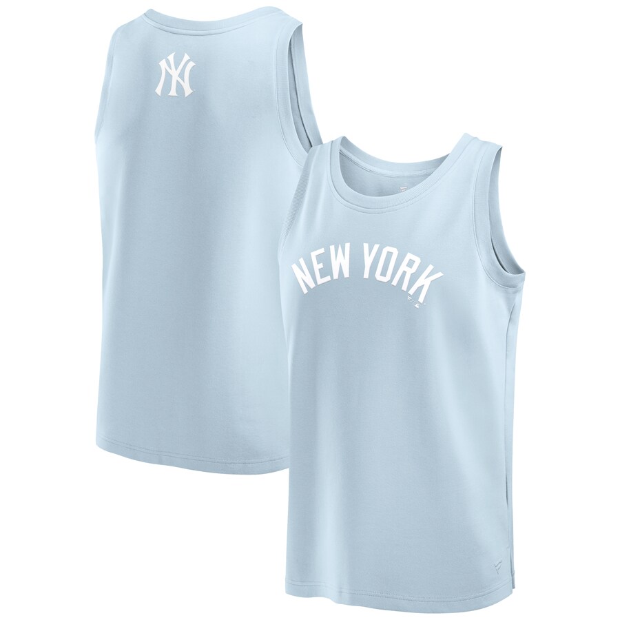 Men's New York Yankees Fanatics Light Blue Elements Tank Top - Ujersey Shop