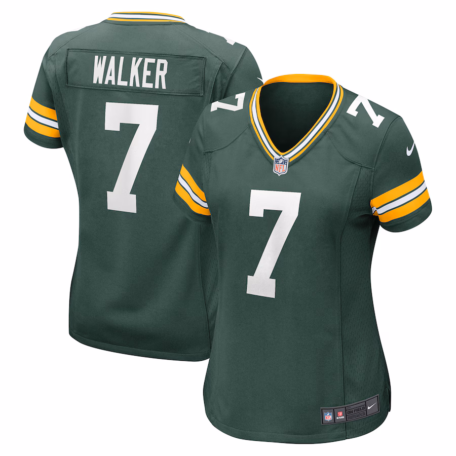 Women's Green Bay Packers Quay Walker Nike Green Player Game Jersey - Ujersey Shop