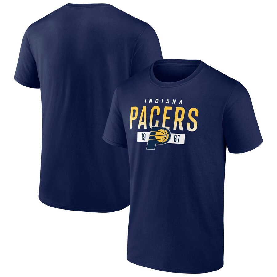 Men's Indiana Pacers  Fanatics Navy Team T-Shirt - Ujersey Shop