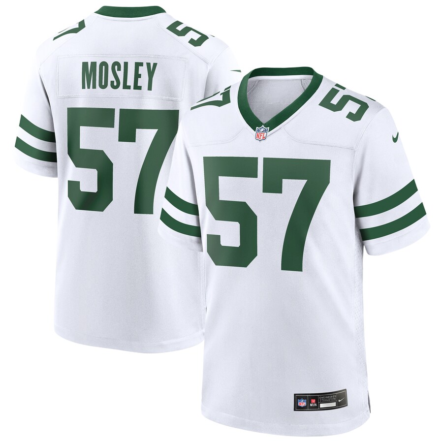 Men's New York Jets C.J. Mosley Nike Legacy White Game Jersey - Ujersey Shop