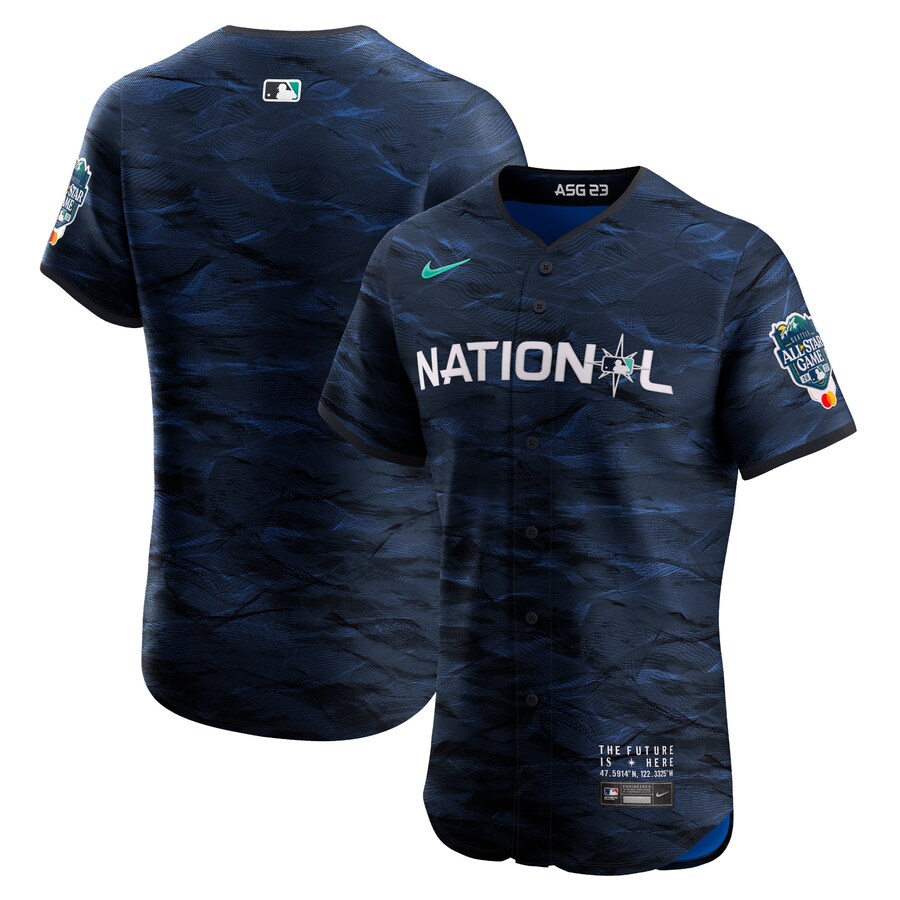 Men's National League Nike Royal 2023 MLB All-Star Game Vapor Premier Elite Jersey - Ujersey Shop