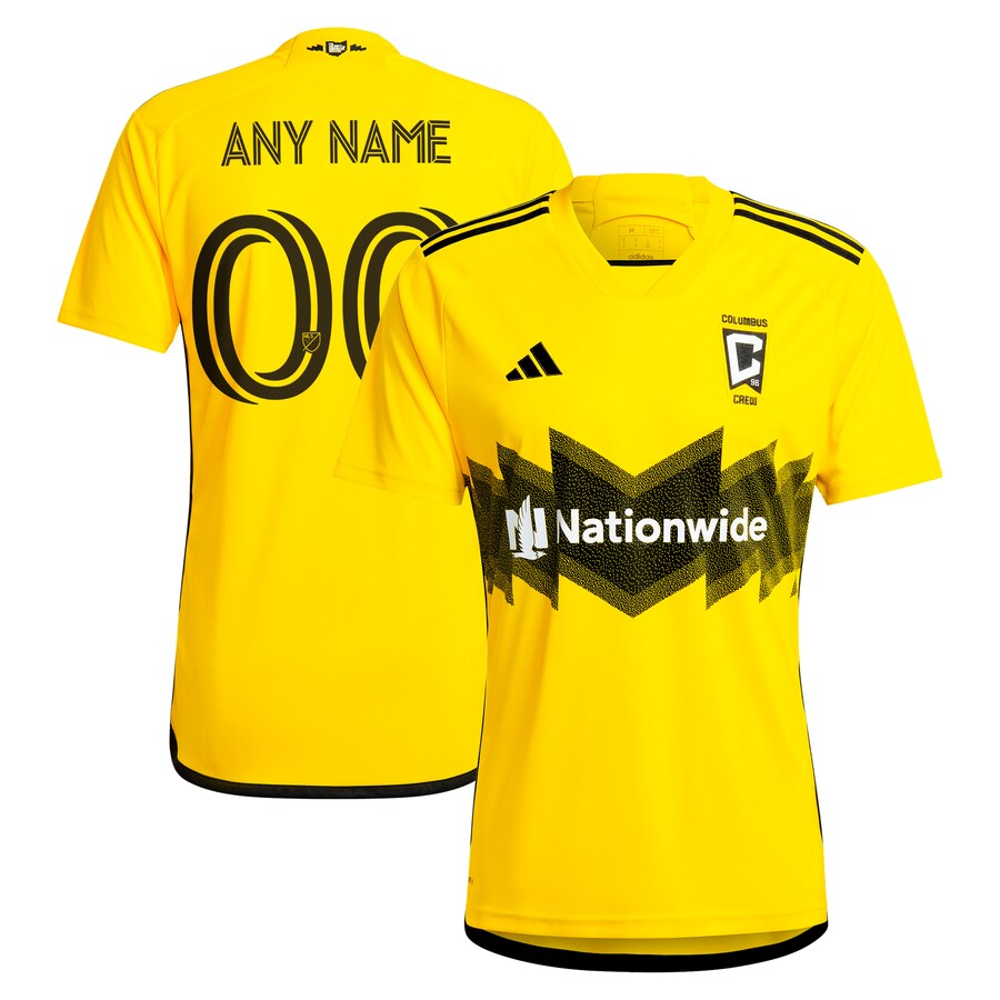 Men's Columbus Crew  adidas Yellow 2024 The Home Kit Replica Custom Jersey - Ujersey Shop