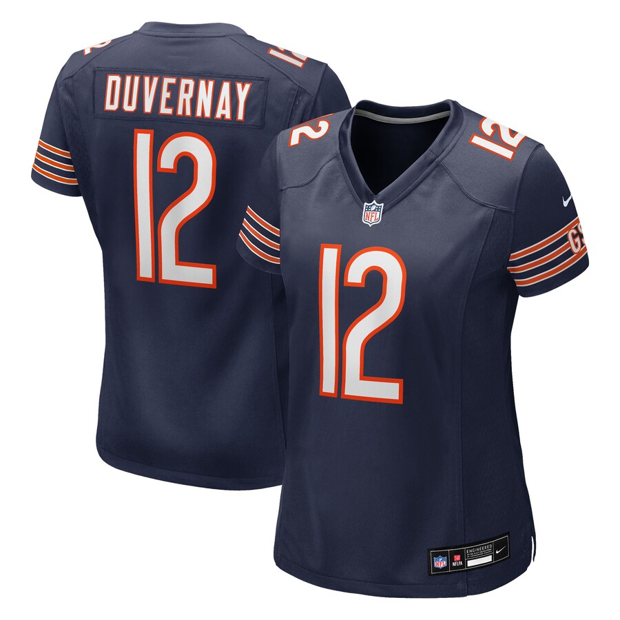 Women's Chicago Bears Devin Duvernay Nike Navy Team Game Jersey - Ujersey Shop