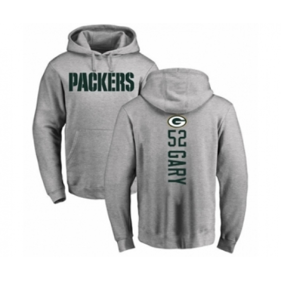 Football Green Bay Packers #52 Rashan Gary Ash Backer Hoodie - Ujersey Shop