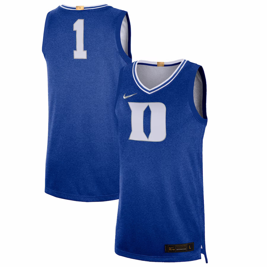 #1 Duke Blue Devils Nike 100th Anniversary Rivalry Limited Basketball Jersey - Royal - Ujersey Shop